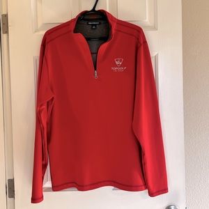 Topgolf Las Vegas Cutter & Buck Mens Jacket Medium Red new